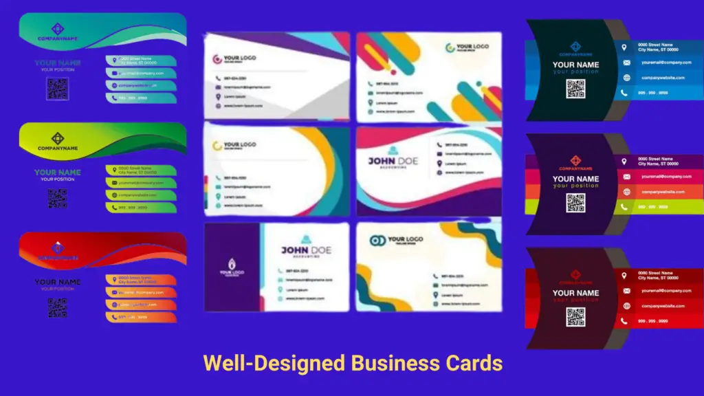 Well Designed Business Vards